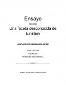 Ensayo de una faceta desconocida de einstein