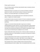 Enfoque cognitivo conductual