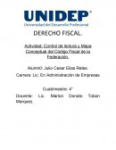 Control de lectura y Mapa Conceptual del Código Fiscal de la Federación.