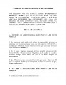 FCONTRATO DE ARRENDAMIENTO DE BIEN INMUEBLE