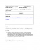 Gestión de transporte, inventarios y almacenamiento