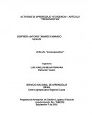 ARTICULO PRESUPUESTOS