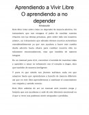 Aprendiendo a vivir libre