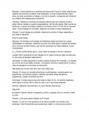 Guión de una obra de teatro