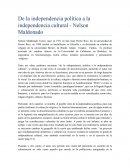 La independencia política