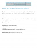 Definición concepto altas capacidades