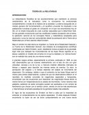 TEORÍA DE LA RELATIVIDAD
