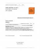 CONSTANCIA DE RECEPCIÓN DE TRABAJOS HOWEL INDUSTRIAL, S.A. DE C.V.
