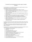 Contenido de Documento de Pruebas de Software segue IEEE