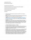 Actividad presencial durante la tutoría