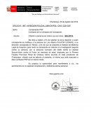 Citación a persona por motivo que se indica