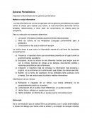 Aspectos fundamentales de los géneros periodísticos