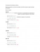 Conversión de binario a decimal y viceversa