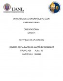 Actividad de aplicación orientación. Mi plan “B”