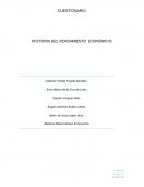 CUESTIONARIO HISTORIA DEL PENSAMIENTO ECONÓMICO.