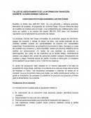 TALLER DE ASEGURAMIENTO DE LA INFORMACION FINANCIERA.