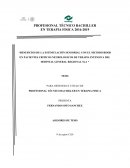 BENEFICIOS DE LA ESTIMULACIÓN SENSORIAL CON EL METODO ROOD EN PACIENTES CRITICOS NEUROLOGICOS DE TERAPIA INTENSIVA DEL HOSPITAL GENERAL REGIONAL No.1