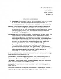 ESTUDIO DE CASO GOOGLE. Página 1