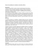 Ensayo de los problemas de crecimiento y desarrollo en México.