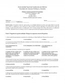 Primer examen parcial de Economía