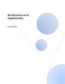 Rol directivo de la organizacion