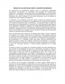 TRABAJO DE LAS BACTERIAS FRENTE A AGENTES MICROBIANOS