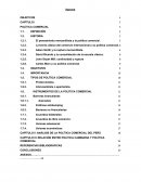 ANÁLISIS DE LA POLÍTICA COMERCIAL DEL PERÚ