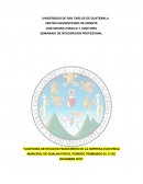 AUDITORÍA DE ESTADOS FINANCIEROS DE LA EMPRESA ELECTRICA MUNICIPAL DE GUALAN POR EL PERÍODO TERMINADO EL 31 DE DICIEMBRE 2016