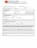 LEISMANIASIS FICHA CLINICO EPIDEMIOLOGICA