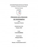 PROCESO DE ATENCION DE ENFERMERIA Traumatismo Torácico