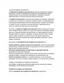 ¿Qué es la logística de producción?