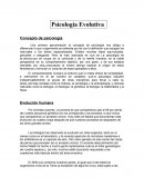 Psicologia Evolutiva Concepto de psicología