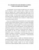 LA ARGUMENTACIÓN COMO HERRAMIENTA ACADÉMICA