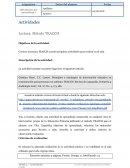 Lectura metoca teacch