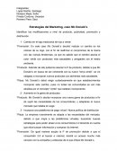 Identificar las modificaciones a nivel de producto, publicidad, promoción y distribución.