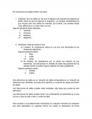 Estructura de base de datos resumen