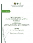 Ensayo de criminologia y victimologia
