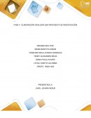 FASE 4 - ELABORACIÓN: REALIZAR UNA PROPUESTA DE INVESTIGACIÓN