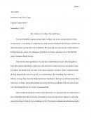 ENSAYO English Composition