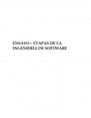 Etapas de la ingeniería de software