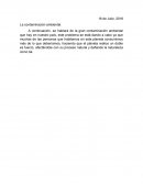 La contaminación ambiental.