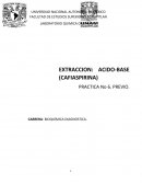 EXTRACCION ACIDO-BASE (CAFIASPIRINA)