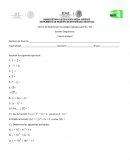 Examen diagnostico calculo integral