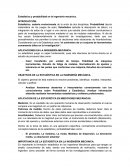 Estadística y probabilidad en la ingeniería mecánica.