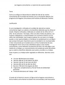 Los hogares comunitarios: un ejercicio de ausencia estatal. Página 1