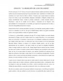 Ensayo Rebelión de los colgados