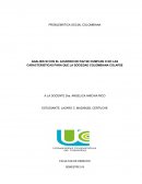 ANALIZAR SI CON EL ACUERDO DE PAZ SE CUMPLEN O NO LAS CARACTERISTICAS PARA QUE LA SOCIEDAD COLOMBIANA COLAPSE