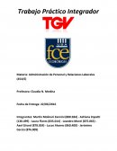 CASO TGV - ADMINISTRACIÓN DEL PERSONAL