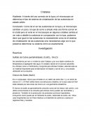 Cristales. Investigación