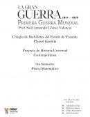 Proyecto de Historia Universal Contemporánea